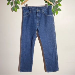 Wrangler Straight Jeans Regular Wash Size 34 x 30